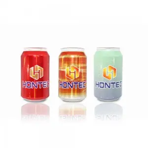 3D foil stamp （three-dimensional foil stamp） effect of thermal shrinkable film sleeve label