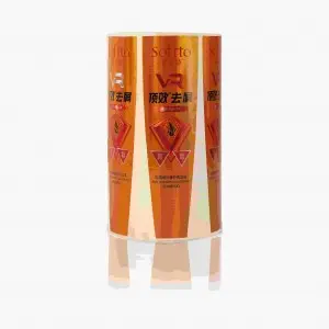 360° full field of view relief stereo image shampoo sticky label