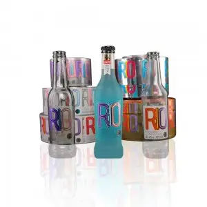 Lithography anti-counterfeiting technology RIO cocktail sticker label