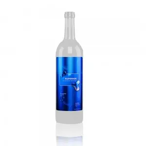 Vogue creative platinum relief red wine adhesive sticker label