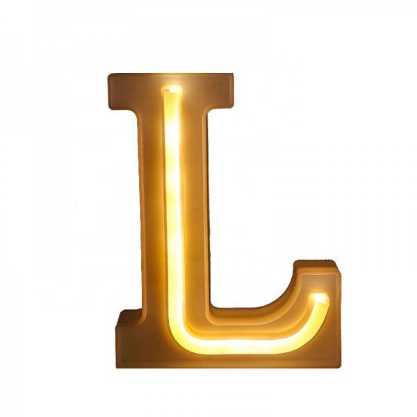 Custom alphabet LED letters neon light
