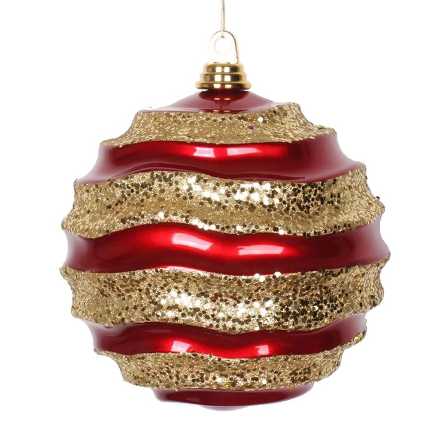 Customized High End Brand Gift Box Craft Golden Lusury Christmas ornaments