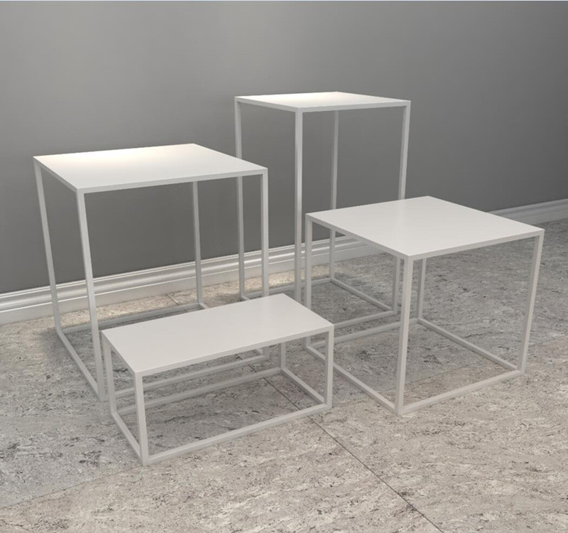 Iron Shoe Store Shoe Rack Clothing Store Shelf Floor Nakajima Simple Bag High and Low Water Table Combination Window Display Customization