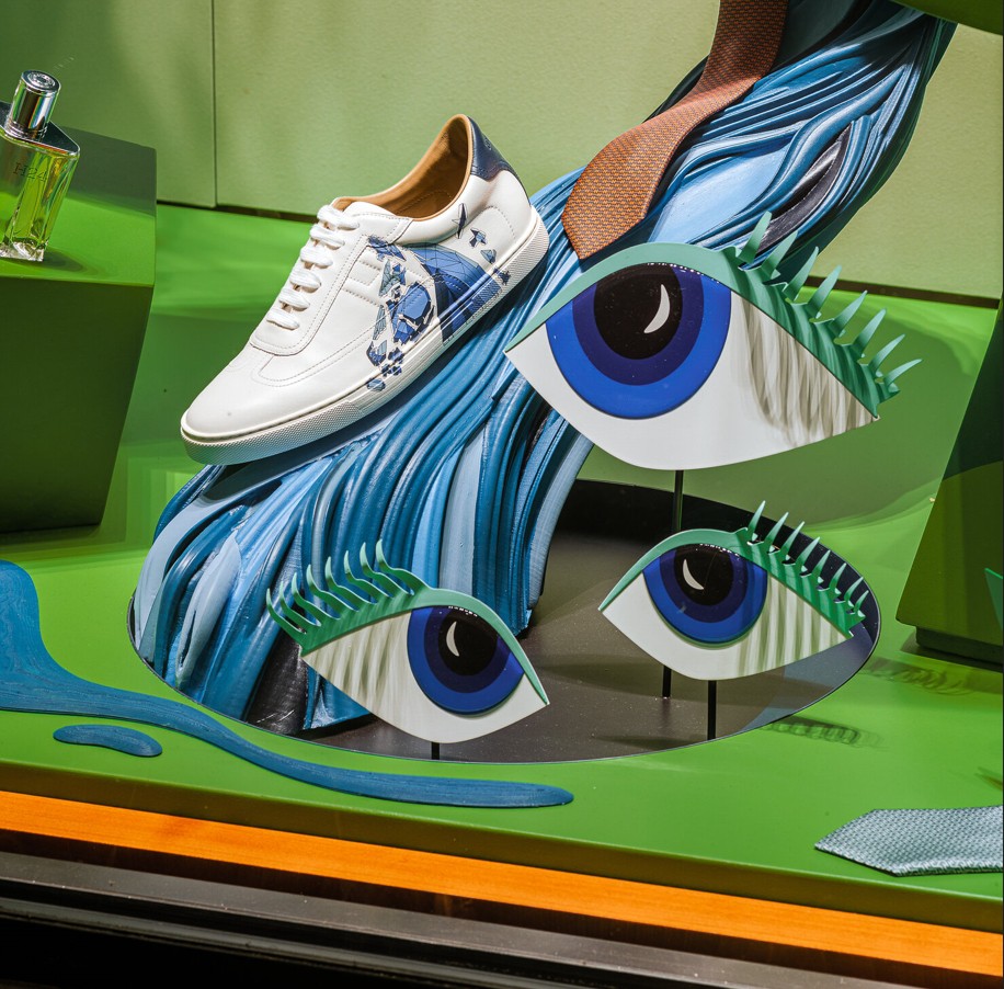 Recommended Oil Painting Theme Picasso Eye Elements Window Display Design Works-bailivisual