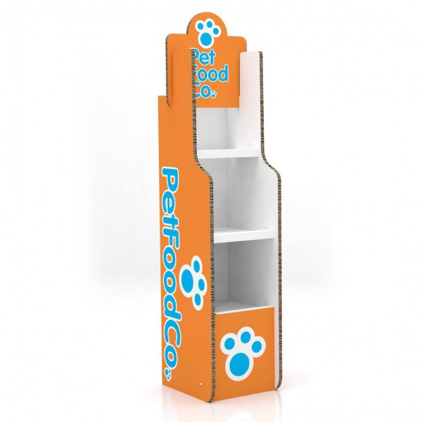 Honeycomb board printing surface shelf, product stacking display table recommendation