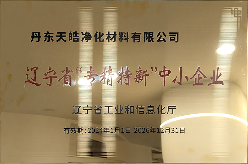 Liaoning Province Specialized and Innovative Small and Medium-sized Enterprise