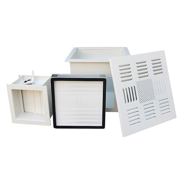 Four-piece set for HEPA supply outlet   