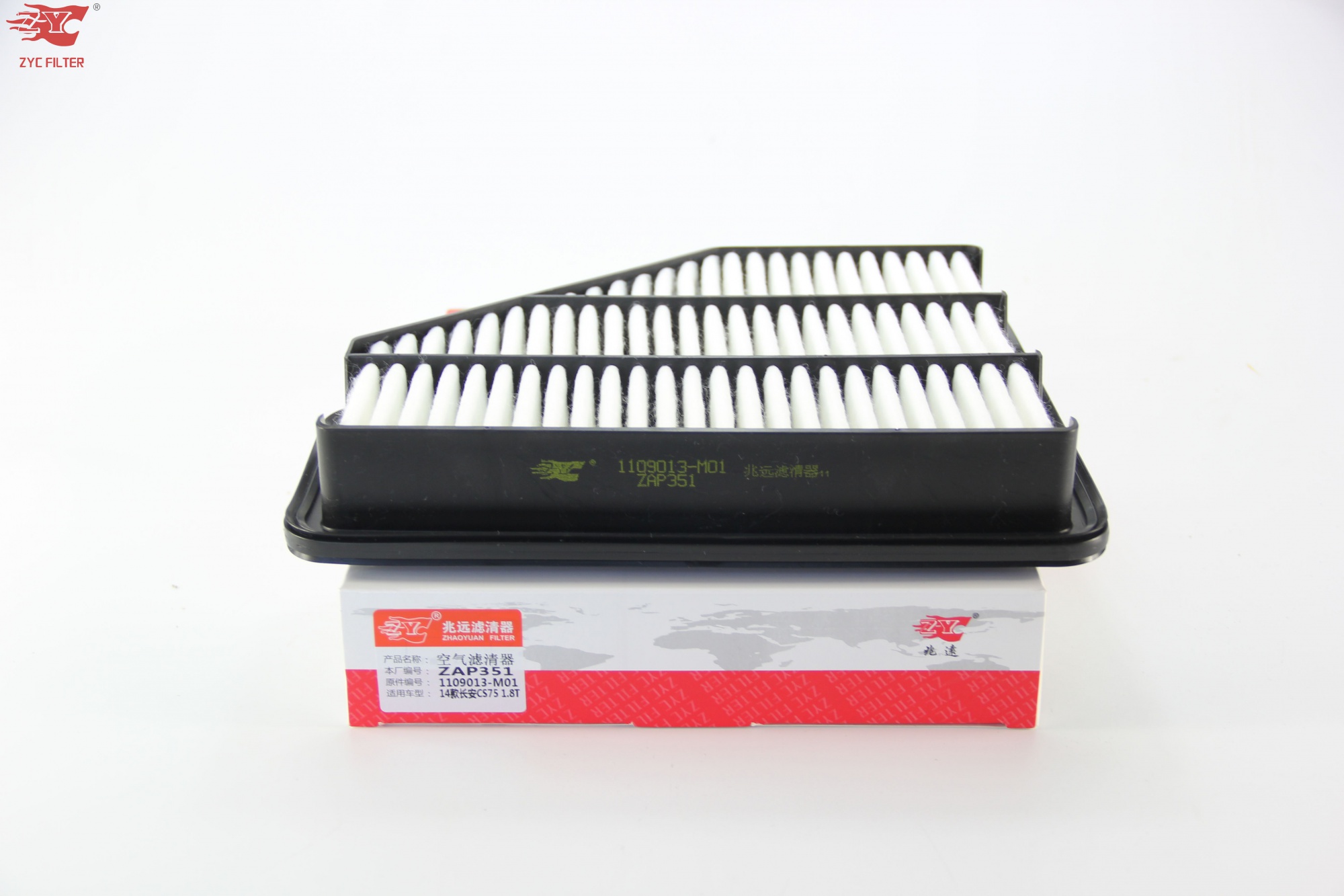 OEM 1109013-M01 Car Air Filter for 2005-2010 Toyota Corolla 1.6L, 1.8L