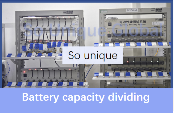 Battery capacity dividing