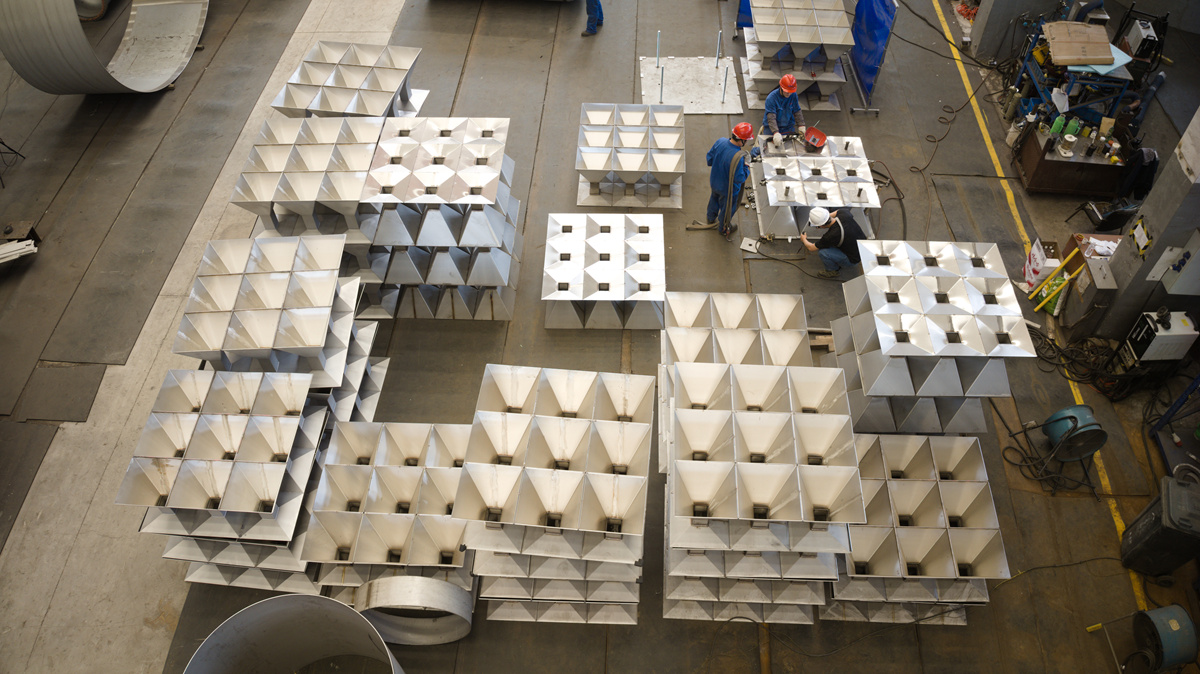 Stainless steel workshop