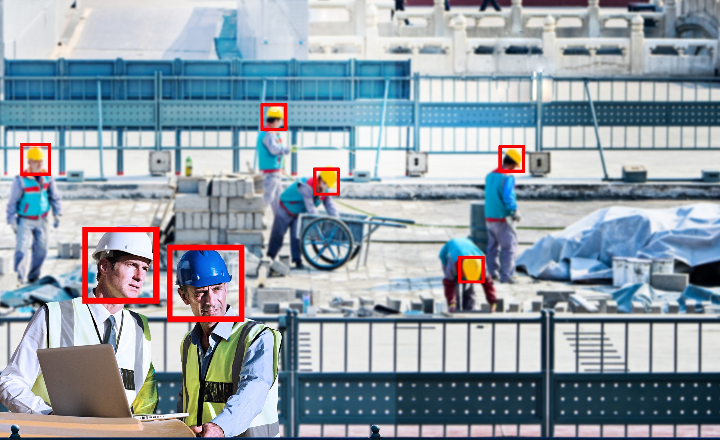 AI算法安全帽等物体检测