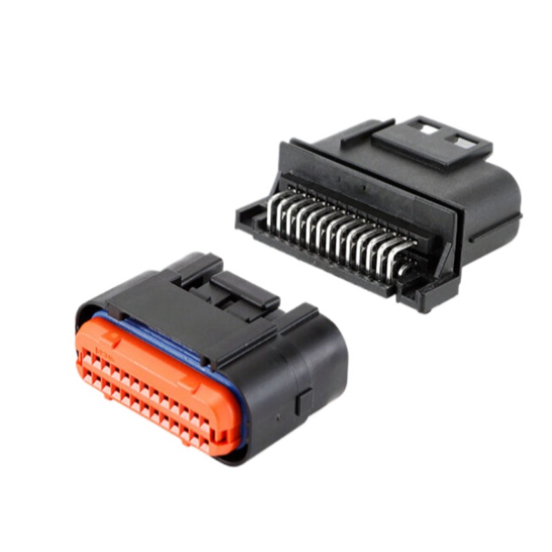 MX23A26SF1/MX23A26NF1 ECU 26 Position PA66 Female Male Waterproof Receptacle Auto Connector