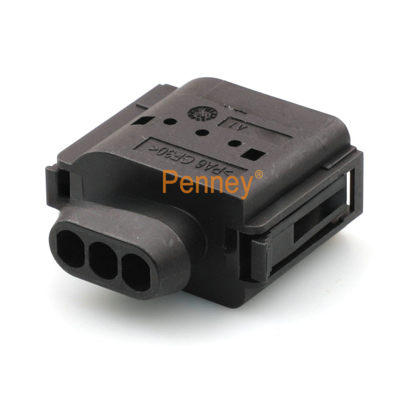 Kostal 09441351 3 way auto plug housing female terminal wire harness automotive connector