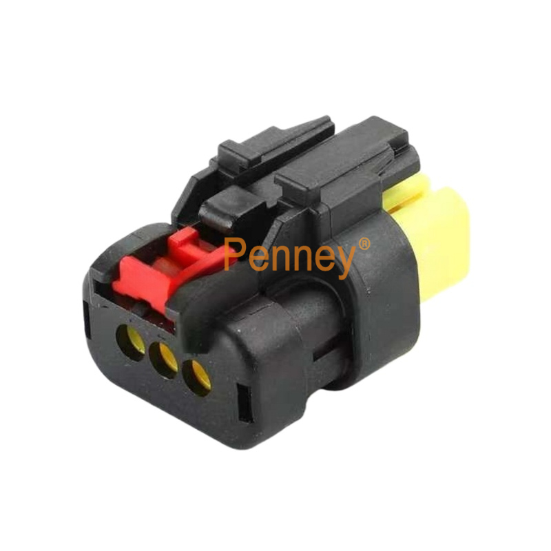 TE AMP 3 Position 776429-3 Automotive Plug Wire to Wire Cable Mount Auto Connector
