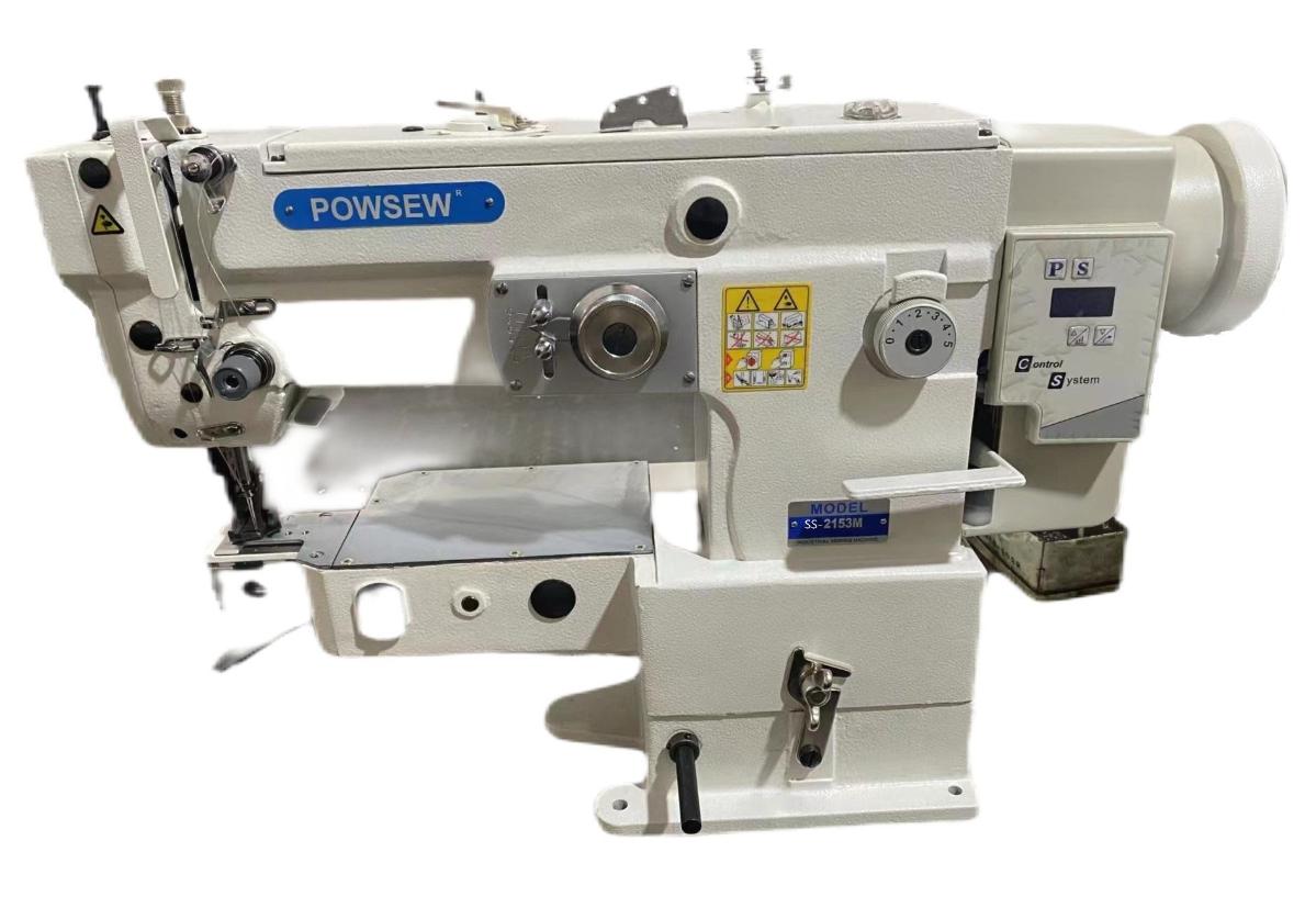 SS-2153M： THE CYLINDRICAL UPPER&LOWER FEED ZIGZAG INDUSTRIAL SEWING MACHINE （ LARGE HOOK/DIRECT-DRIVE MOTOR）