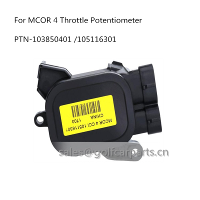 Golf Cart MCOR 4 Conversion Throttle Potentiometer for Club Car DS Carryall Precedent and Tempo 2012-up 105116301 103850401
