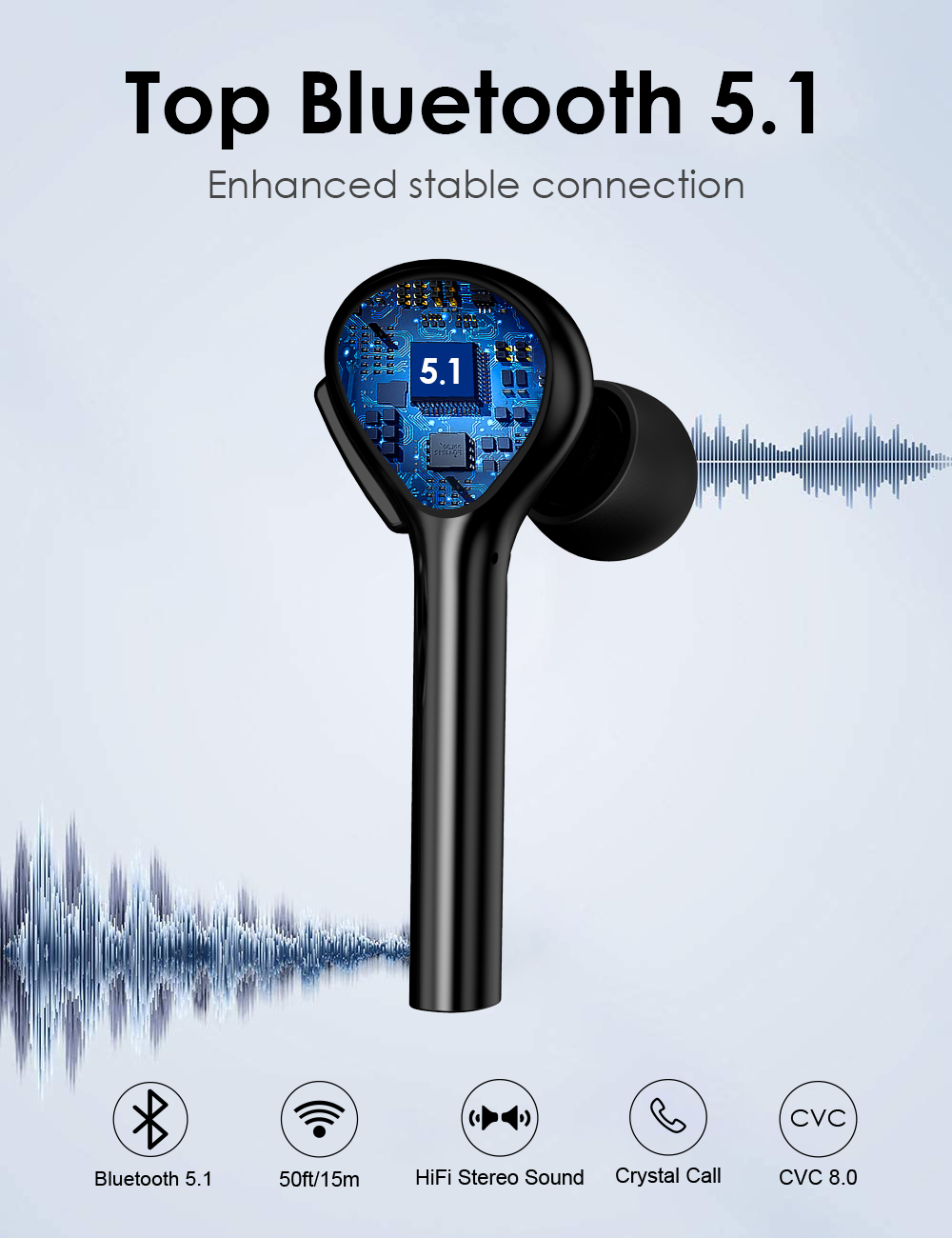 XLeader Free2 Wireless Earphones