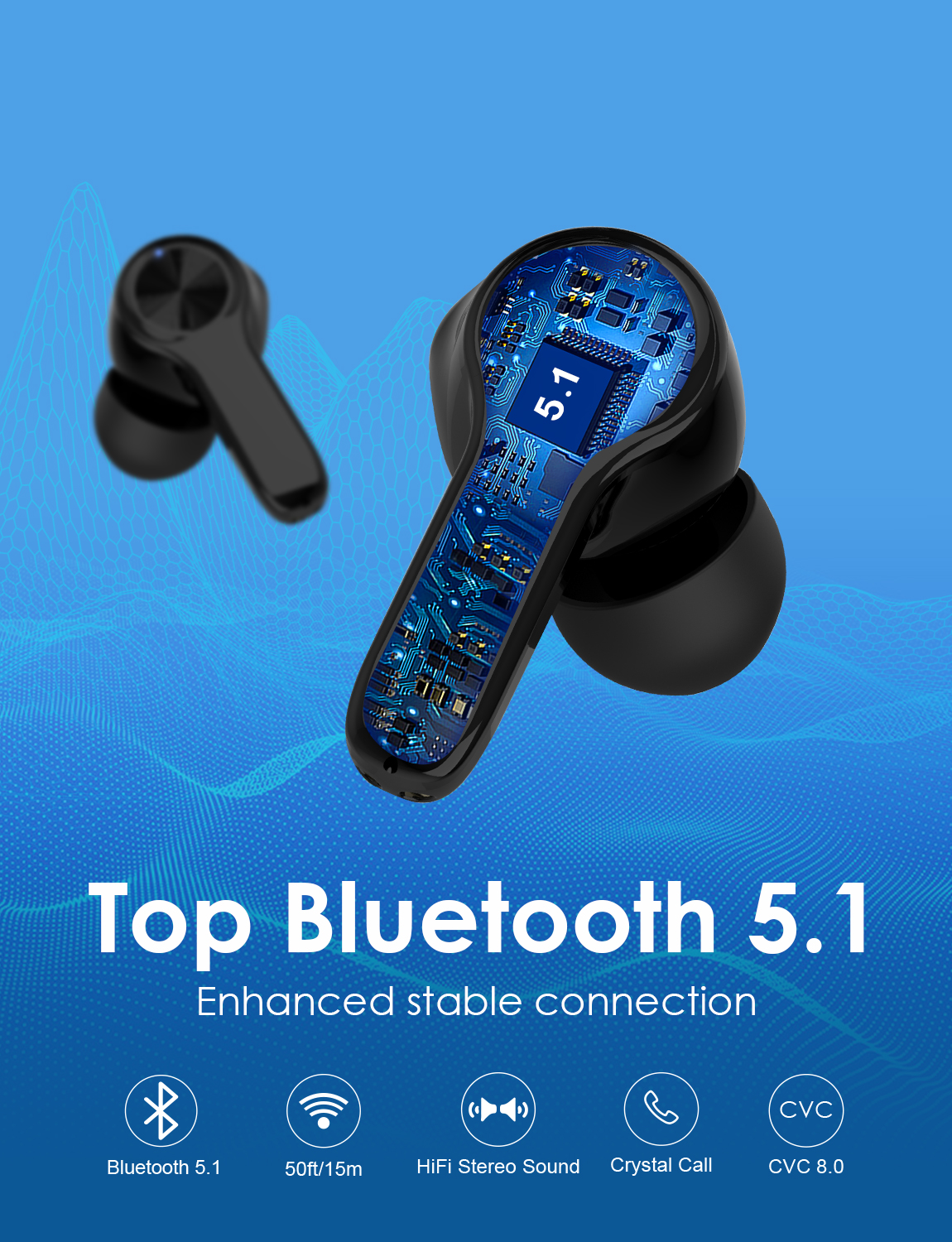 XLeader Airpro2 Wireless Earphones