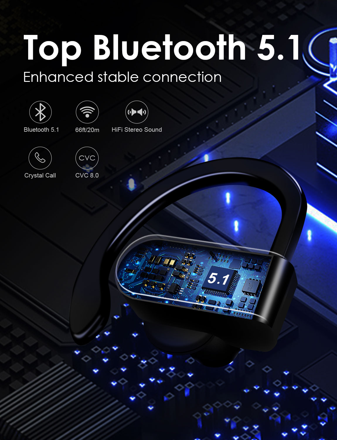 XLeader Sport3 Wireless Earphones