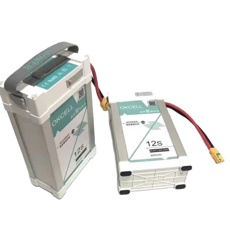OKCELL 12S 8000mAh Intelligent Drone Battery - 44.4V for