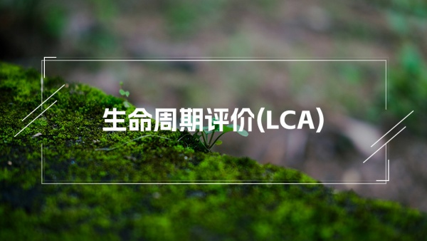 生命周期评价（LCA）