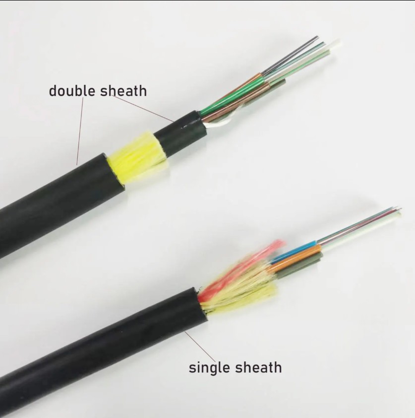 12,24,36, 48,72,96,144,288 Cores ADSS cable Outdoor Aerial Cable double jacket Large Span Dielectric 