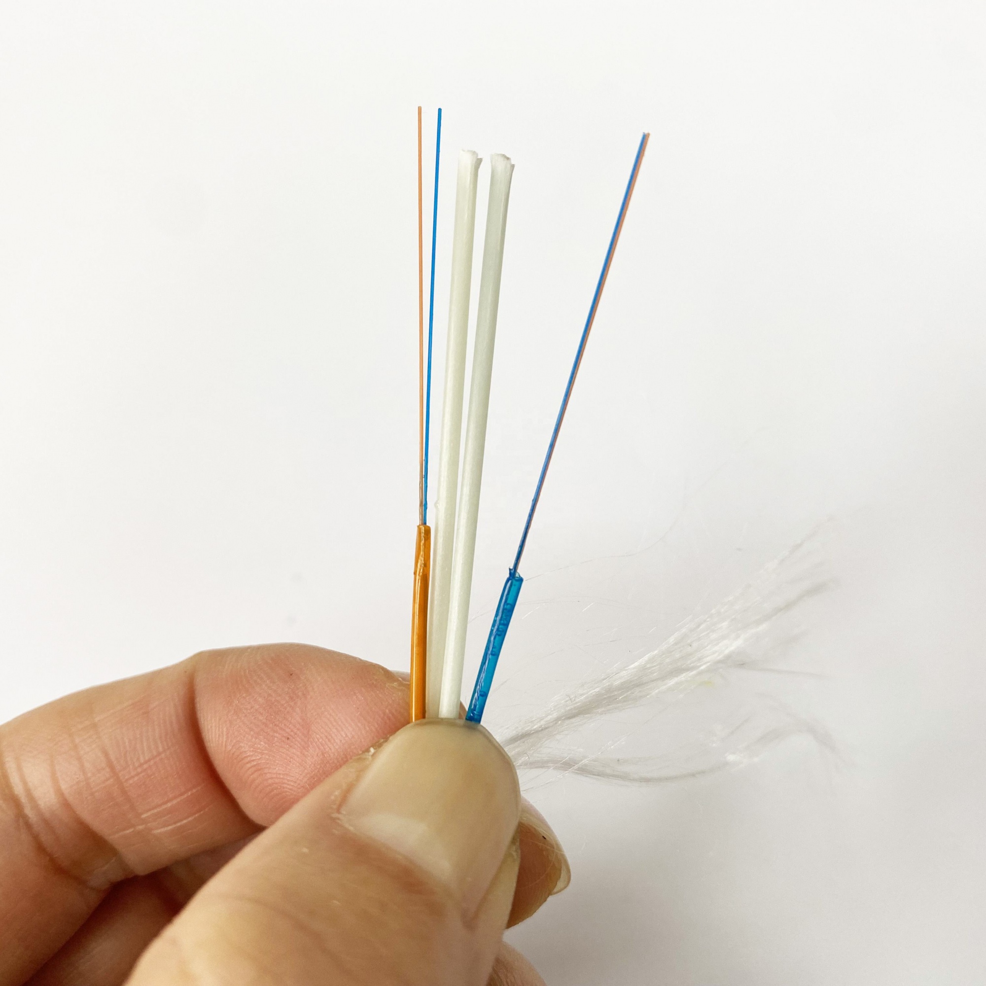 24 Cores Mini ADSS cable ASU cable span 80m/100m/120m aerial installation fiber optic cable 