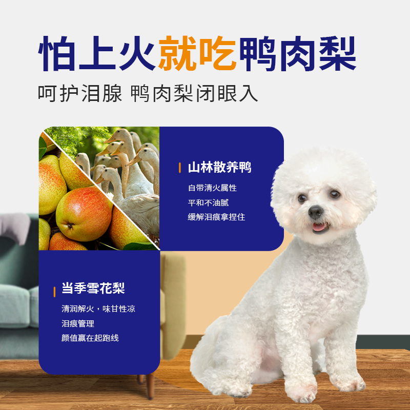 鸭肉&梨 成犬粮