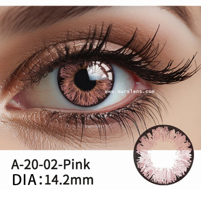 Russia Blue Prescription Colored Contact Lenses 3-Tone Yearly Color Contacts Cheap Colored Contact Eye Lenses Sweety Brown Color Contact Lens