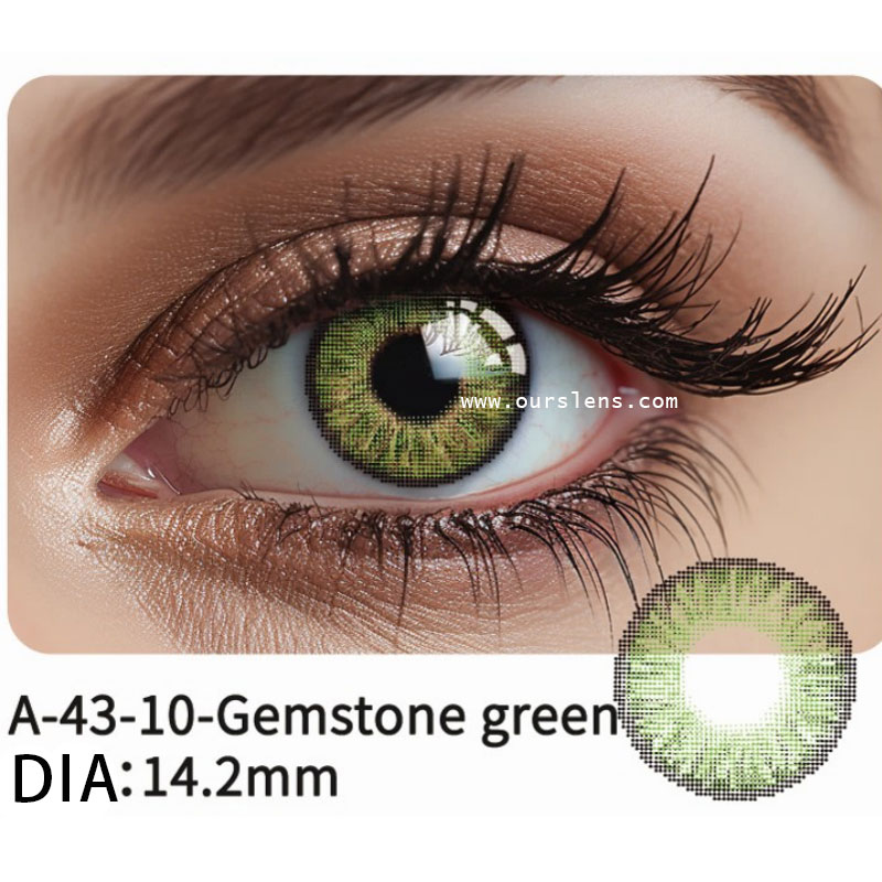 Ourslens   Cosmetic Hot Sale Soft Best Colored 1 Year Eye Beat Color Contact Lens Lenses Color Wholesale Contact Lens Cheap Contact Lenses