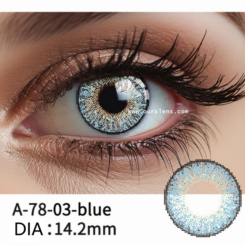 Grey Prescription Contacts Lenses Wholesale Korean Style Cheap Cosmetic 1 Year Eye Lenses Colored Fashion Color Contact Lens with Power （-1.0 ~ - 8.0）