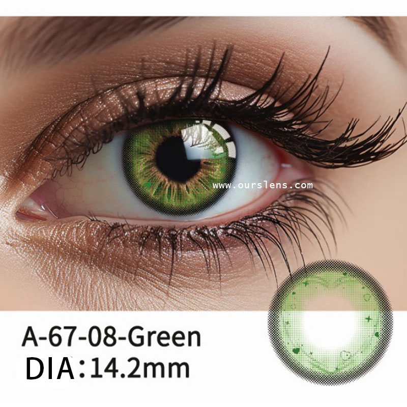 Colored  Contacts Yearly Wholesale Colored Contact Lens Soft Colored Natural Contact Lenses