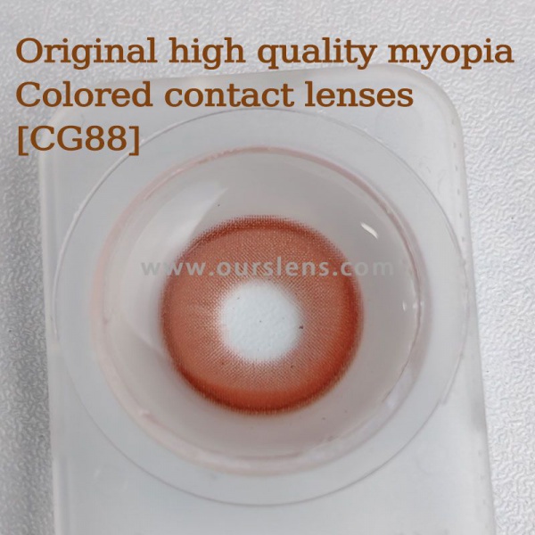 Original high quality myopia Colored contact lenses -orange