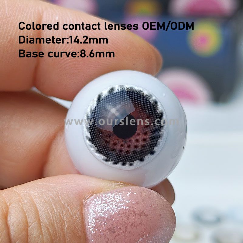 Wholesale hot Selling Natural Soft HEMA Contact Lenses Comfortable  Wear with Multi-Luminosity Colors