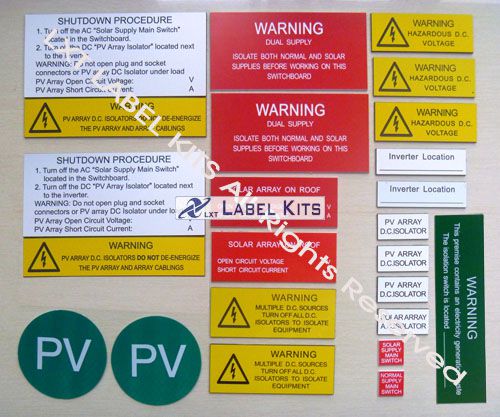 New Zealand Label Kits Option 1