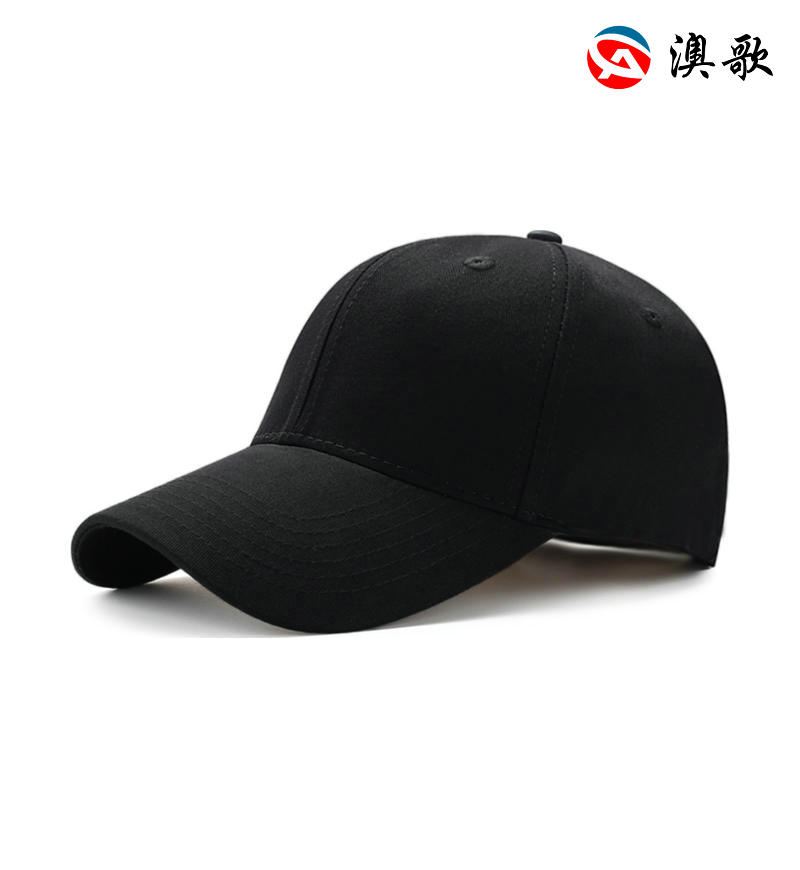 CPA5纯棉六片铜扣棒球帽 