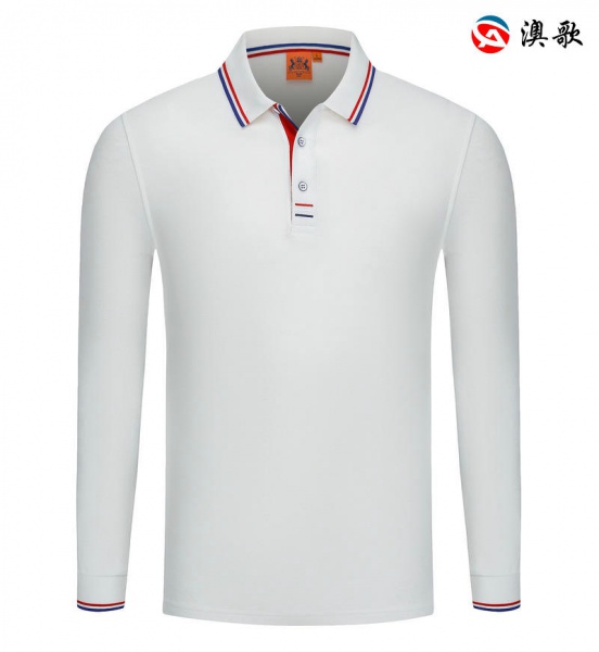 2105铜氨纤维长袖Polo衫
