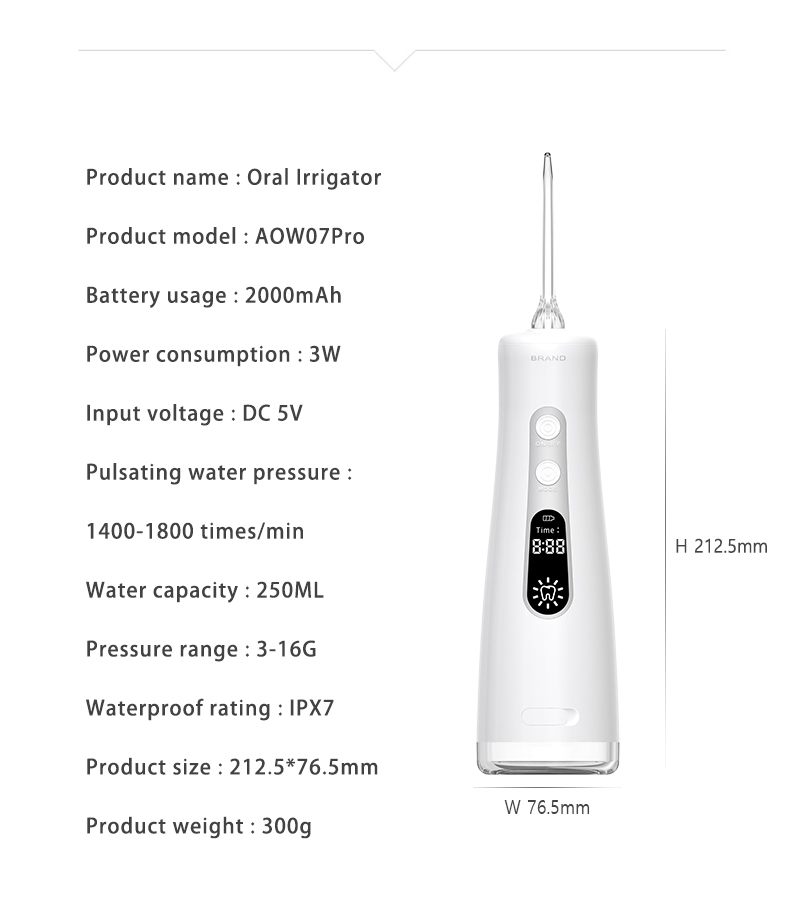 Water Flosser （AOW07PRO）