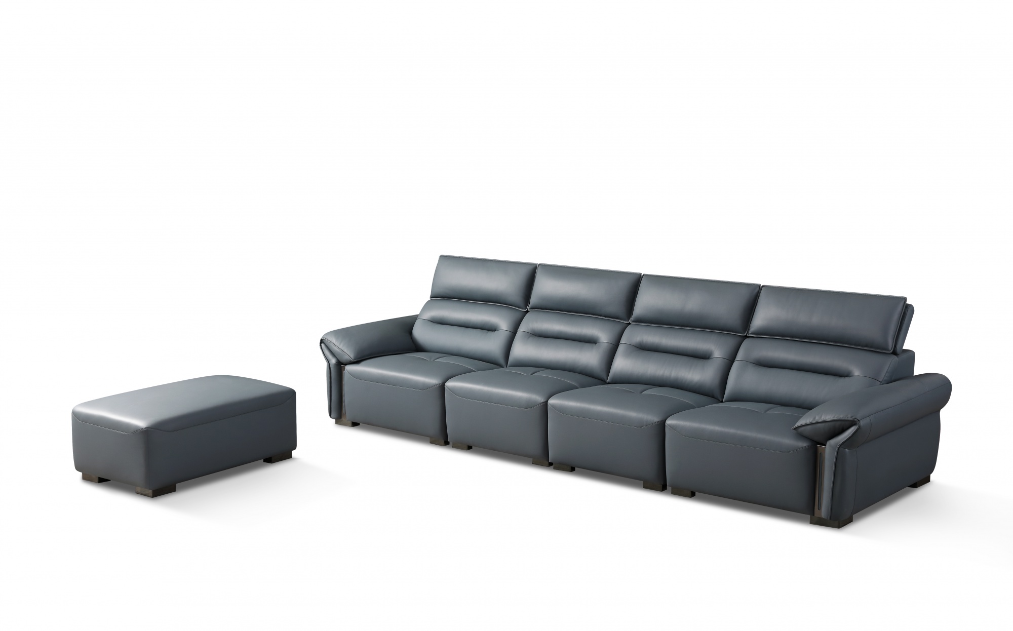 Gray Sectional Couch Sofa