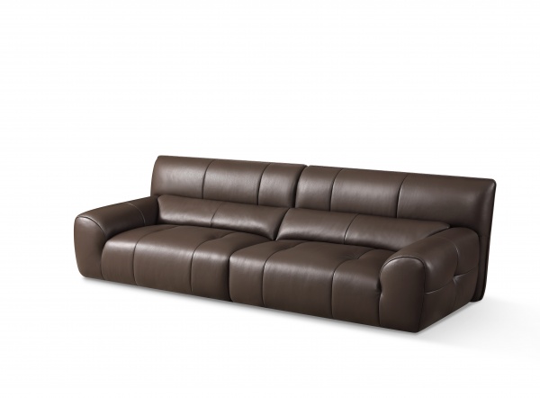 Luxury Dark Brown Sofa 