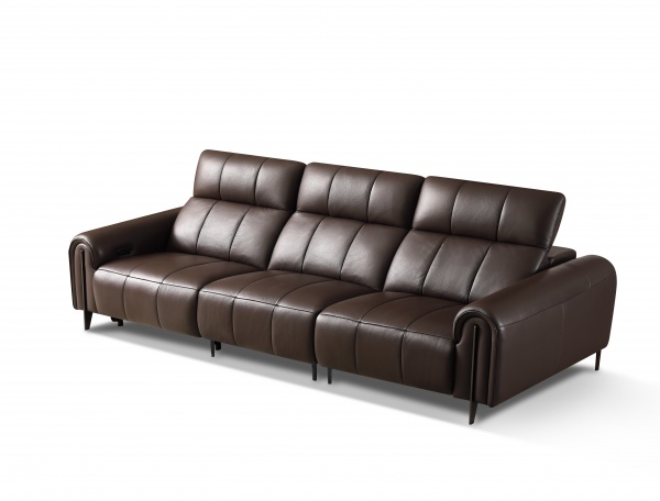 Brown 3 Seated Sofa