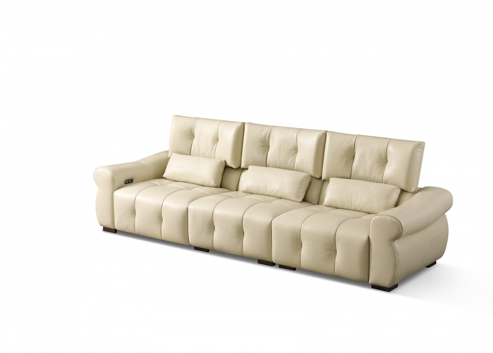 High Back Beige Sofa