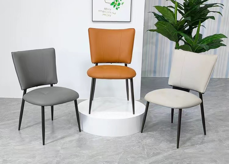 Restaurant Hotel Upholstered Leather Dining Chair