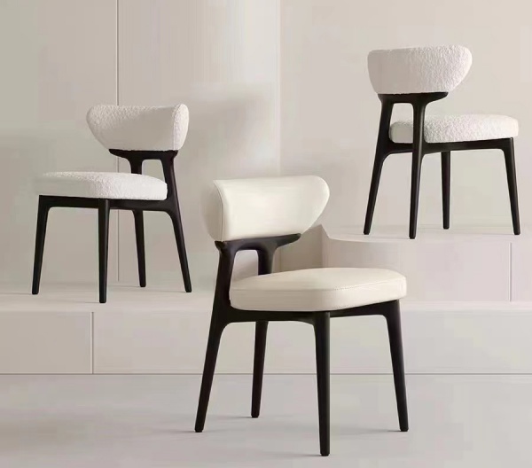 White PU Dining Chair 