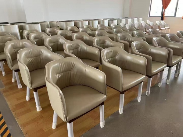 PU Low back Brown Leisure Chair