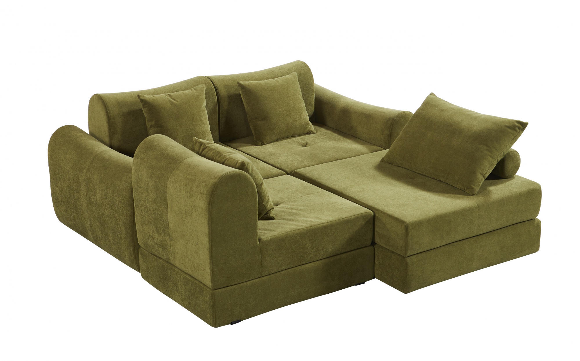 Green Folding Compressed Sofa Bed