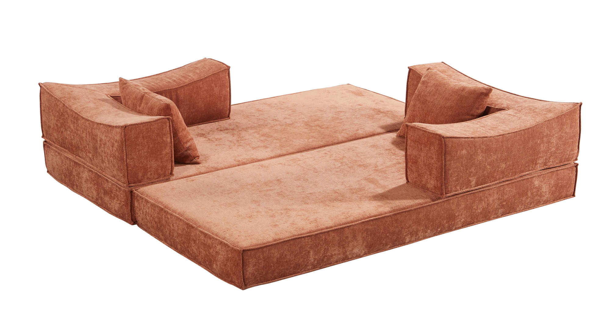 Classic Design Sleeper Convertible Compressed Couch