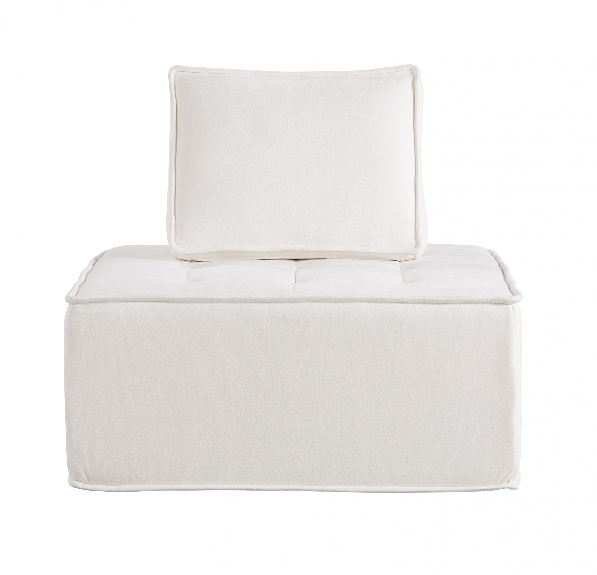 White Mini Foam Sofa Pressed Couch Compressed Sofa