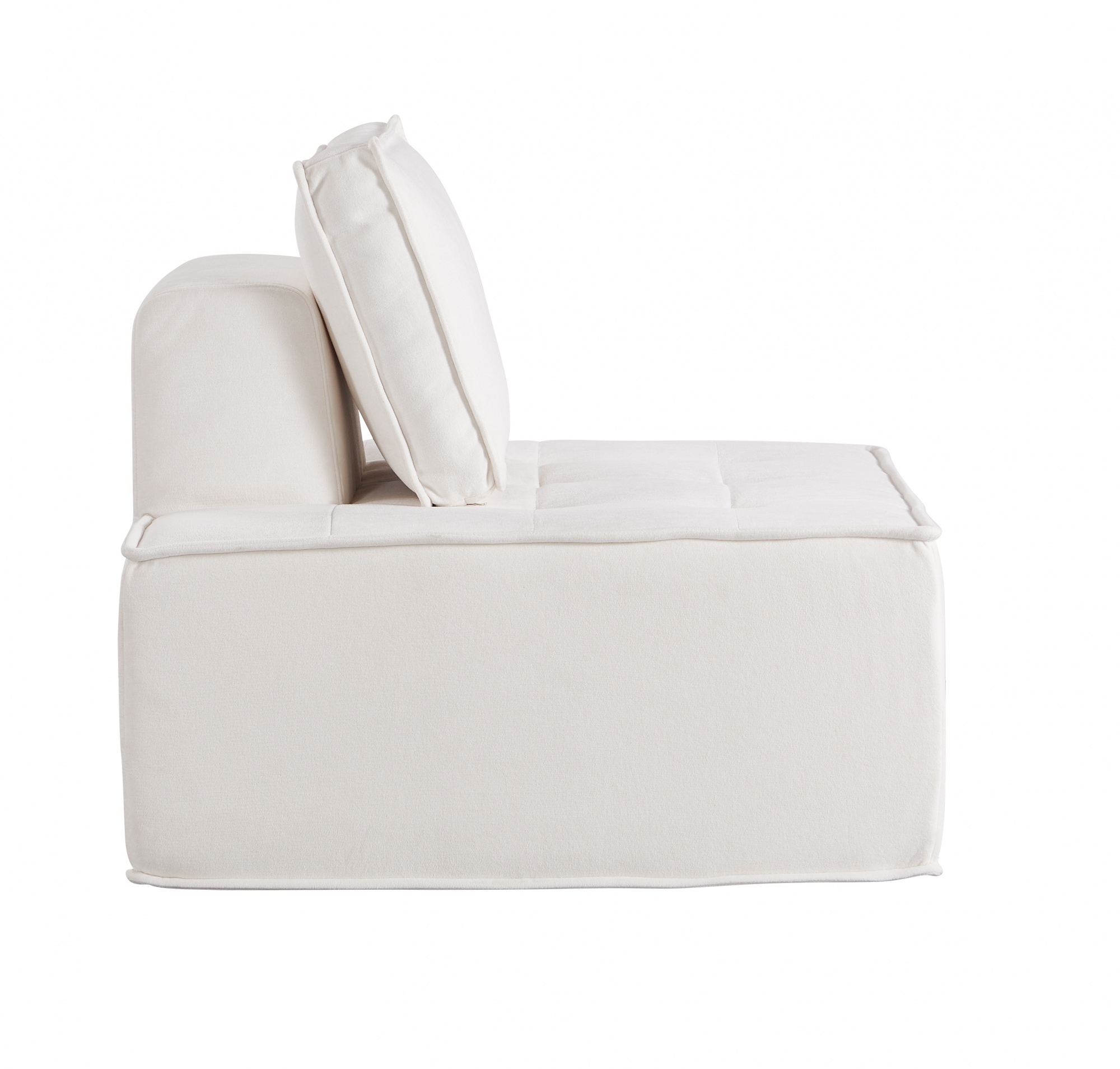 White Mini Foam Sofa Pressed Couch Compressed Sofa