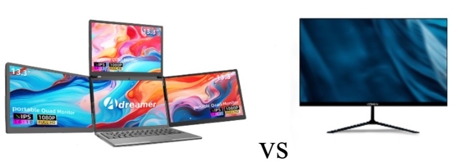 What is the difference between a portable monitor and a normal monitor?